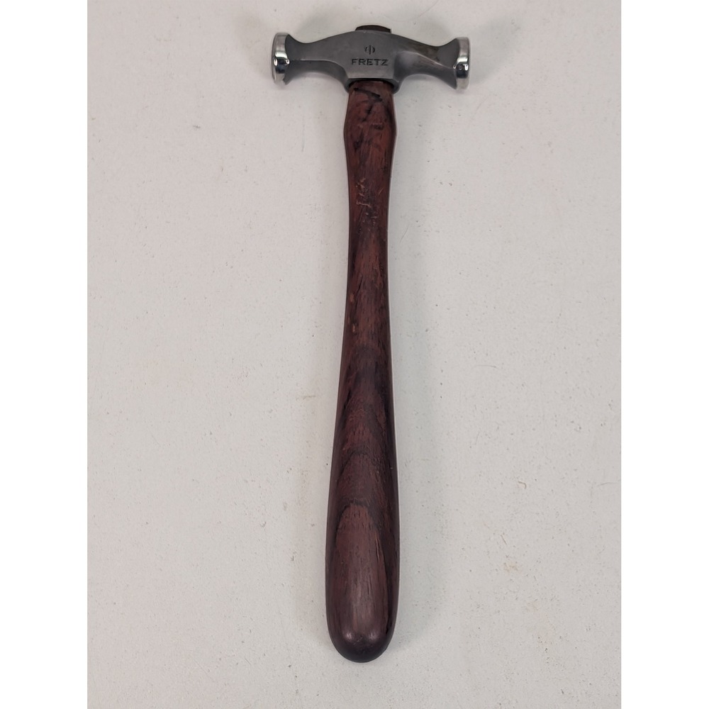 Fretz HMR-14 Texturing Hammer Cross Hatch & Smooth Face Rosewood Handle